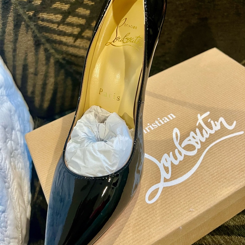 Christian Louboutin Glossy Black Heels